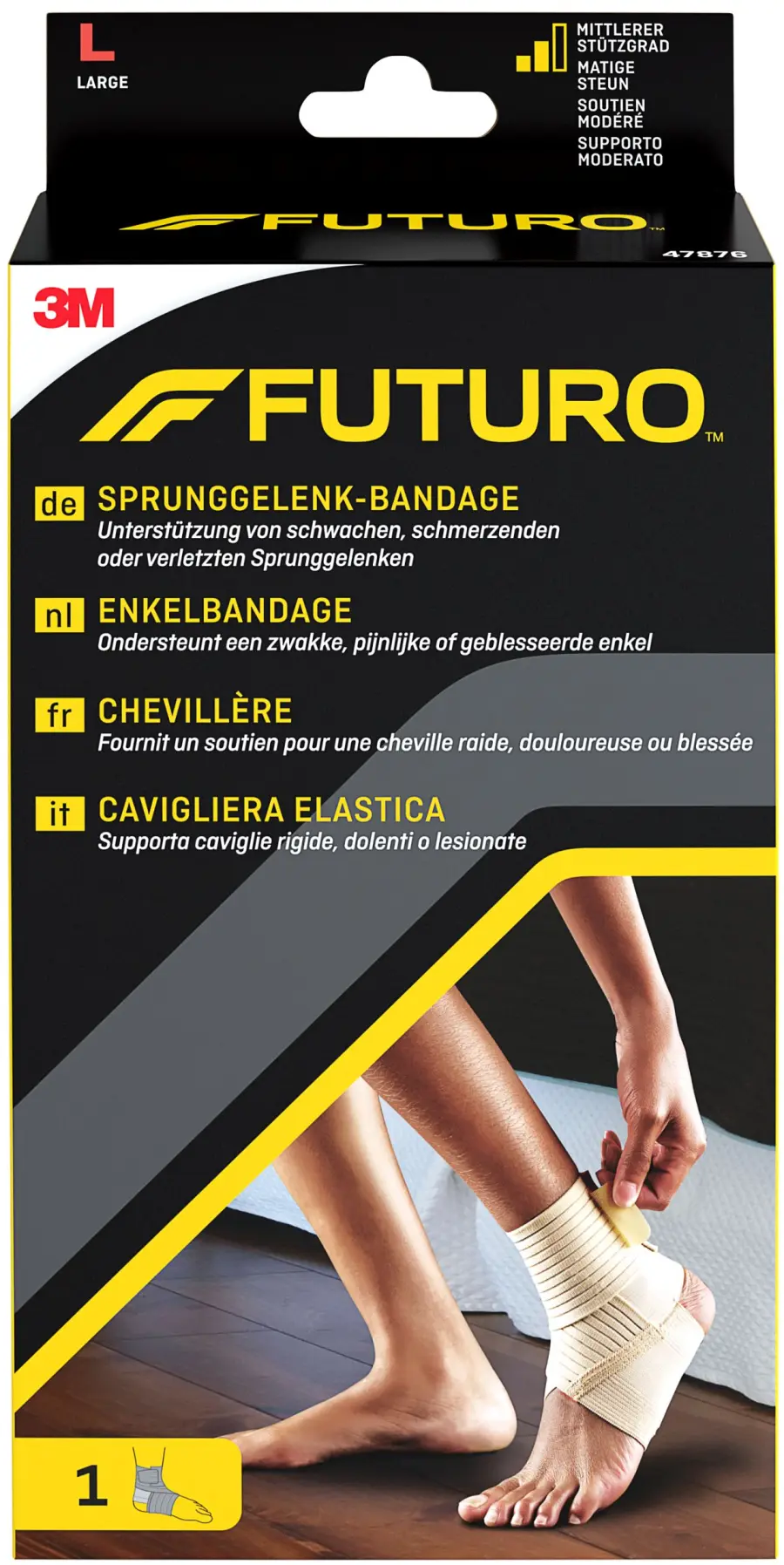 9010_3M FUTURO 47876 BANDAZ HLEZENNIHO KLOUBU STABILIZING VELIKOST L